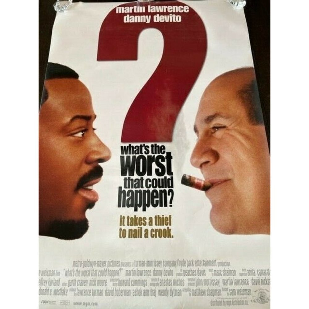 Movie Theater Cinema Poster Lobby Card 1991 Worst Happen Martin Lawrence Devito